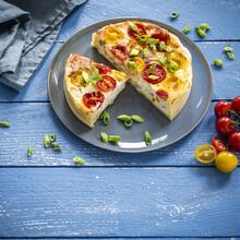 Quiche de tomates cerises