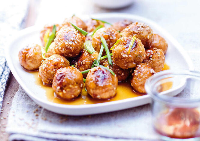 Tupperware Boulettes de tempeh teriyaki 