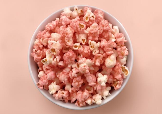 Tupperware Popcorns mit Erdbeeren 