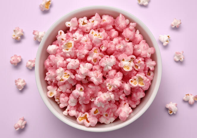 Tupperware Popcorns mit Himbeeren 