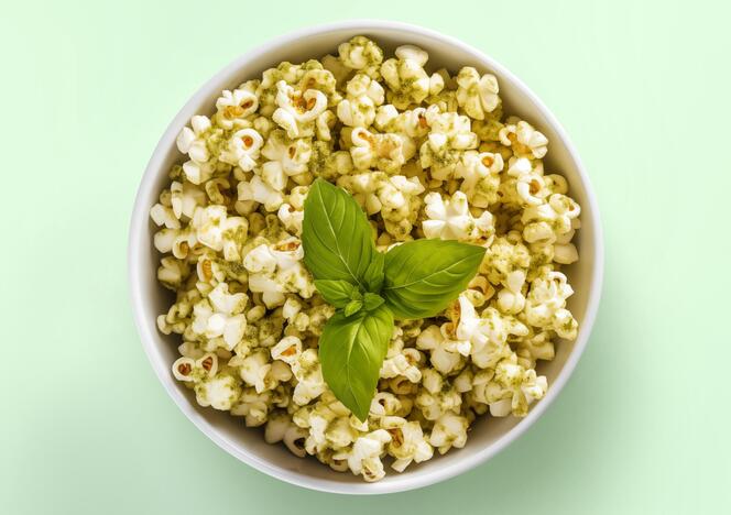 Tupperware Pesto-Popcorns 