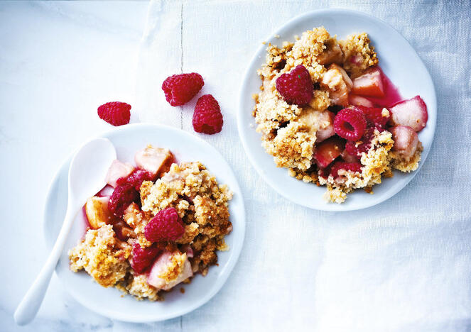 Tupperware Crumble aux amandes 