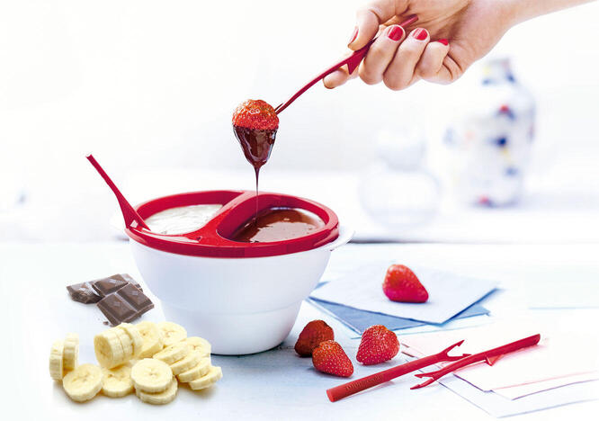 Tupperware 2 in 1 Schokoladen-Fondue 